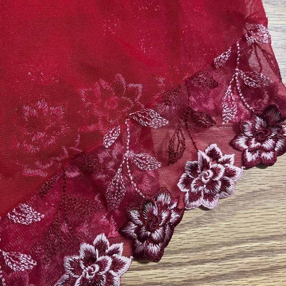 Vintage Asymmetrical Slip Dress Large